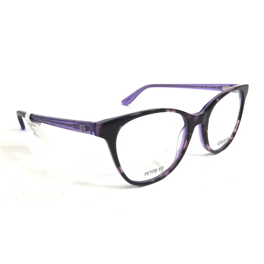 Guess Petite Eyeglasses Frames GU2734 083 Brown Tortoise Purple 49-17-140